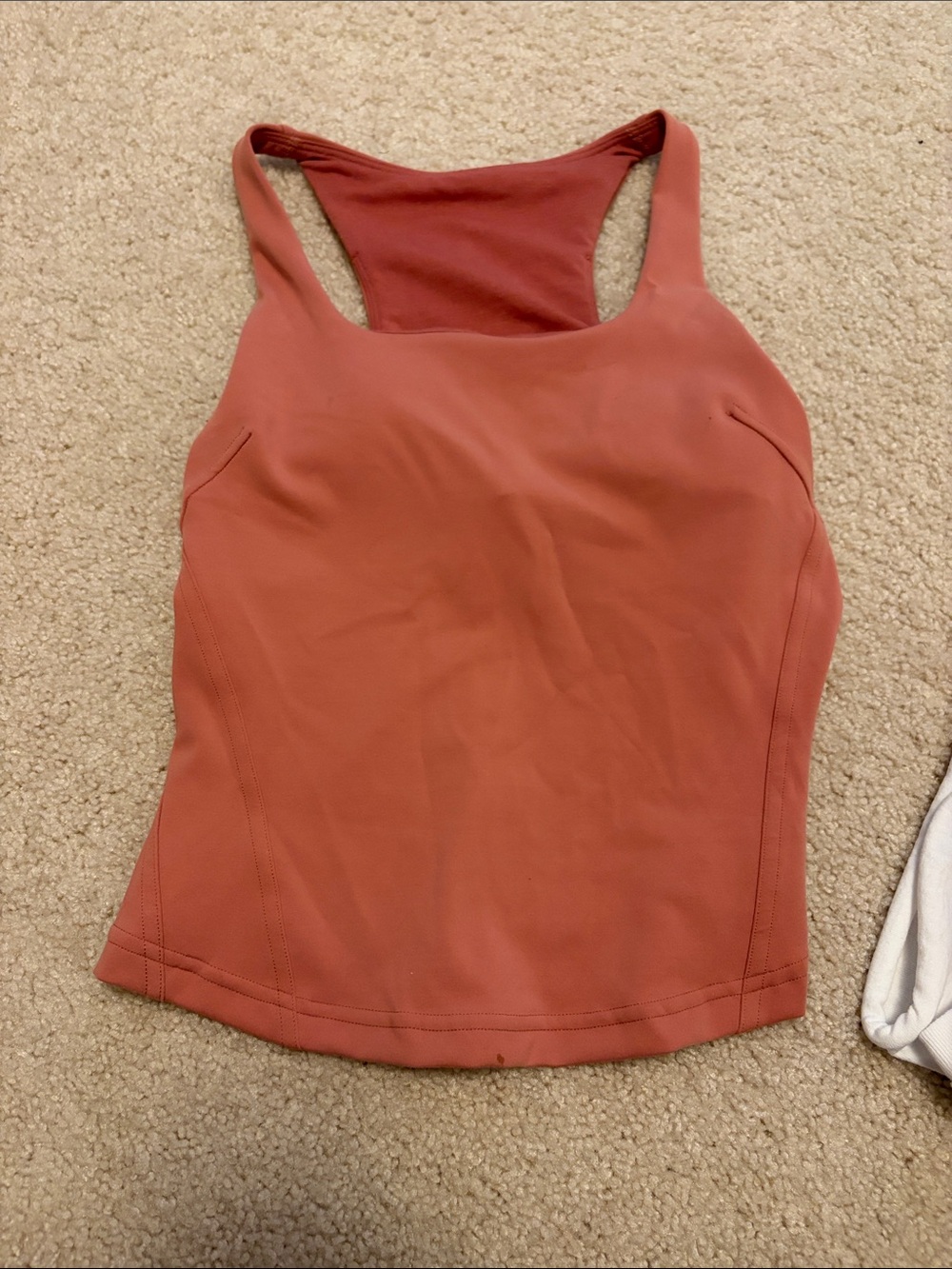 lululemon athletica Rust Tank with Racerback